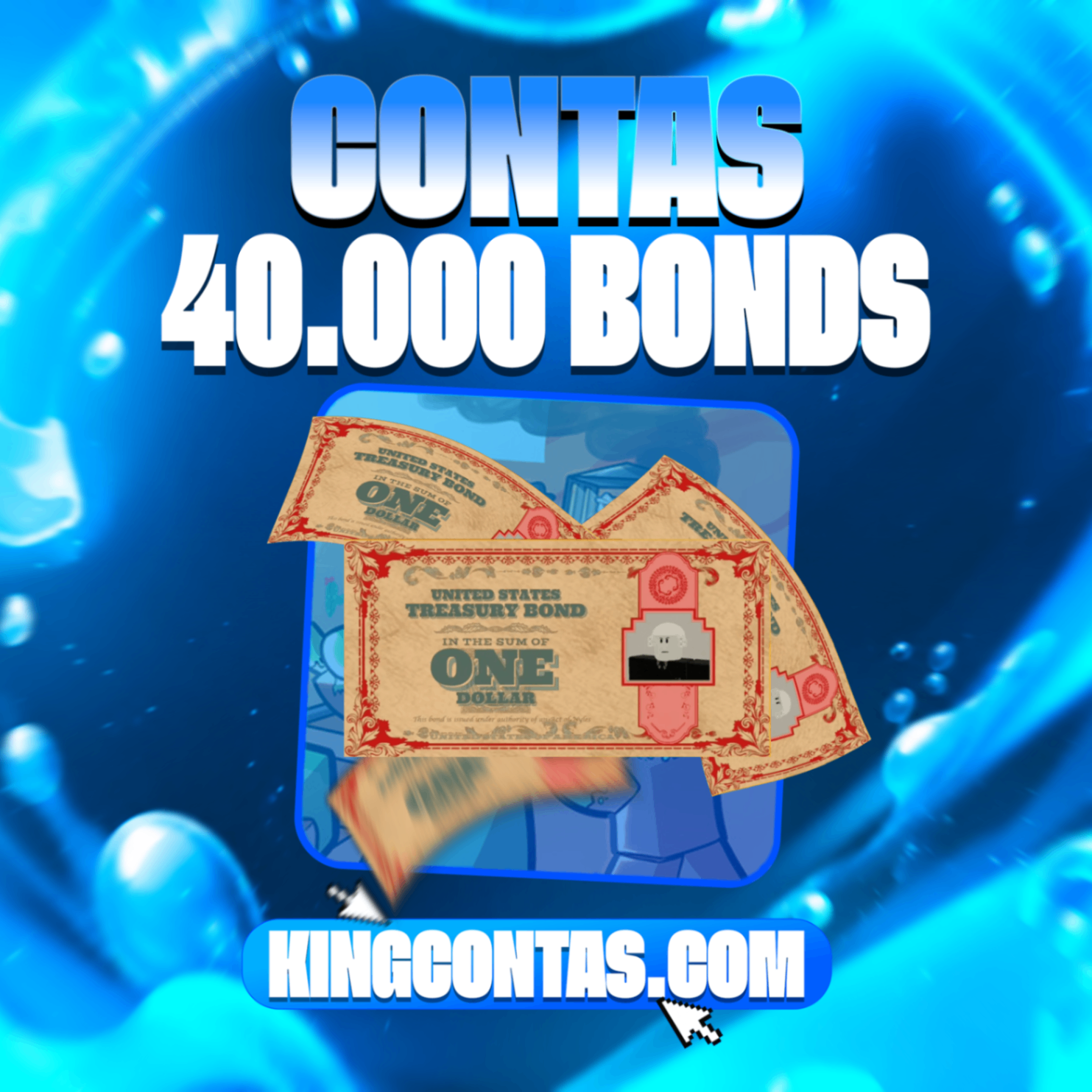 🧟‍♂️ Conta com 40.000 bonds 💰